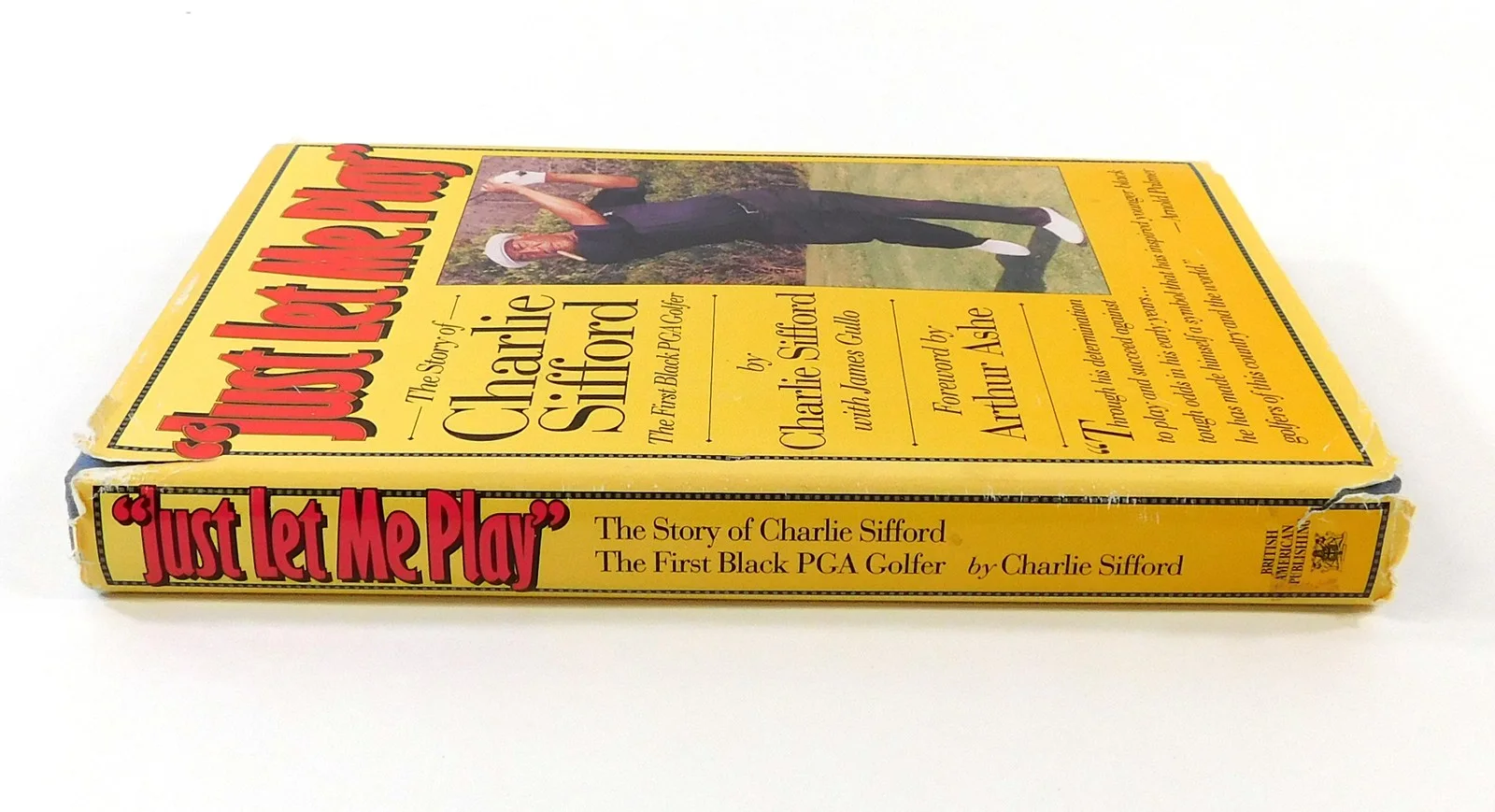 Charlie Sifford Signed "Just Let Me Play" Hard Cover Book Auto, изображение 4