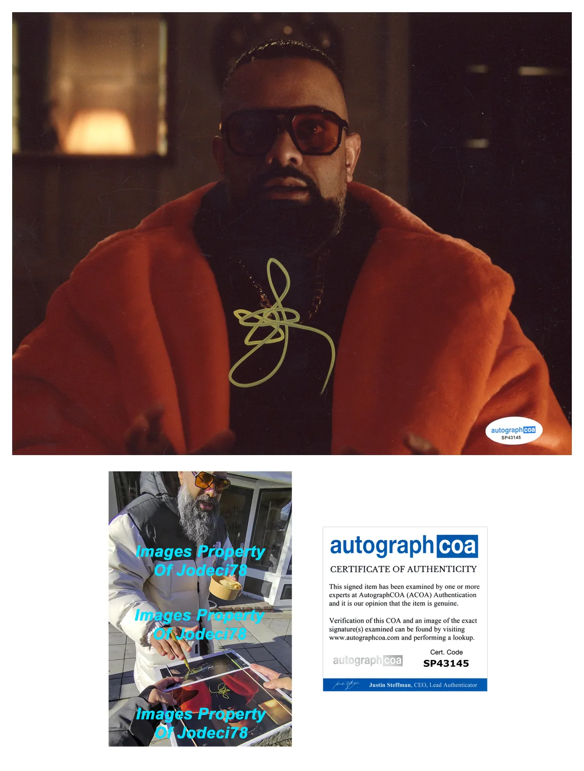 Guz Khan — Guz Khan Signed Autographed THE GENTLEMEN 8x10 Photo EXACT Proof ACOA Bait