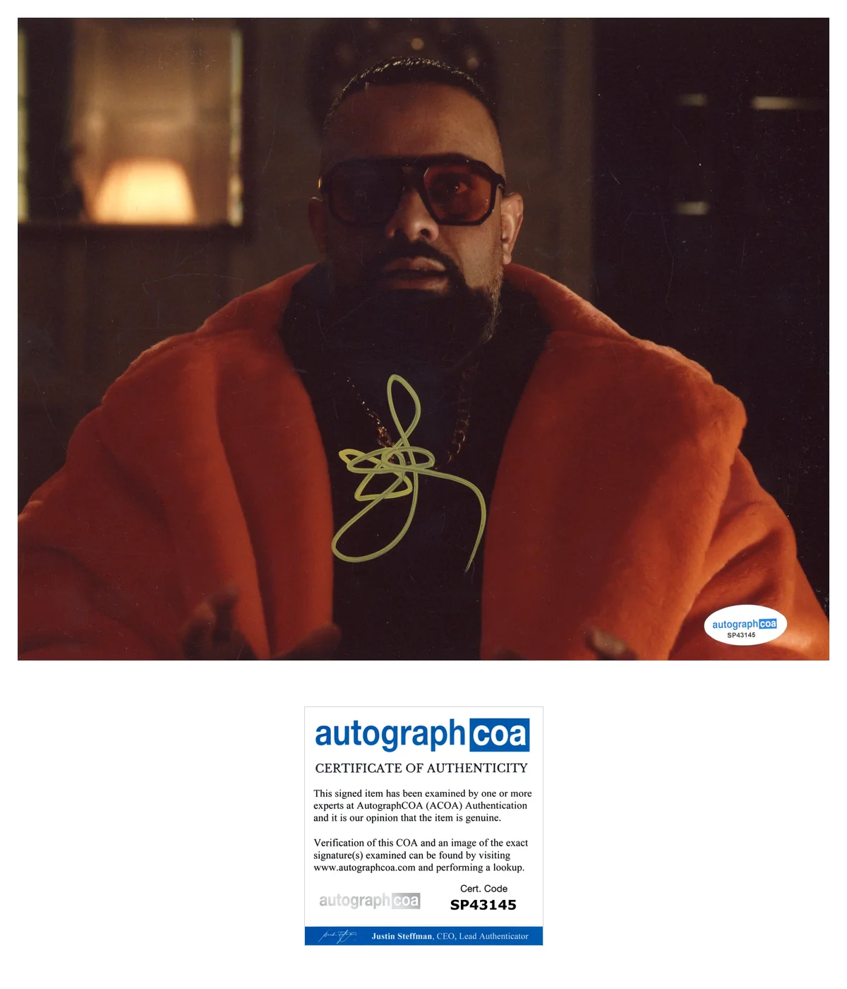 Guz Khan — Guz Khan Signed Autographed THE GENTLEMEN 8x10 Photo EXACT Proof ACOA Bait, image 5