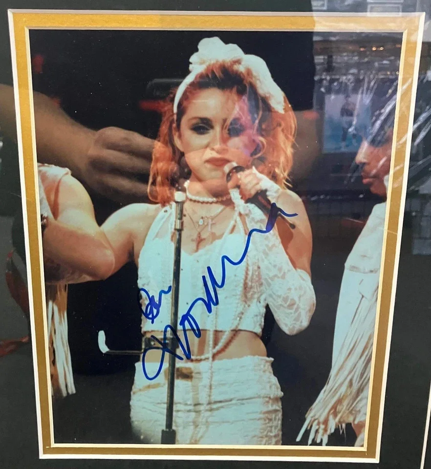 Madonna Signed Framed Photo W/ COA, image 3