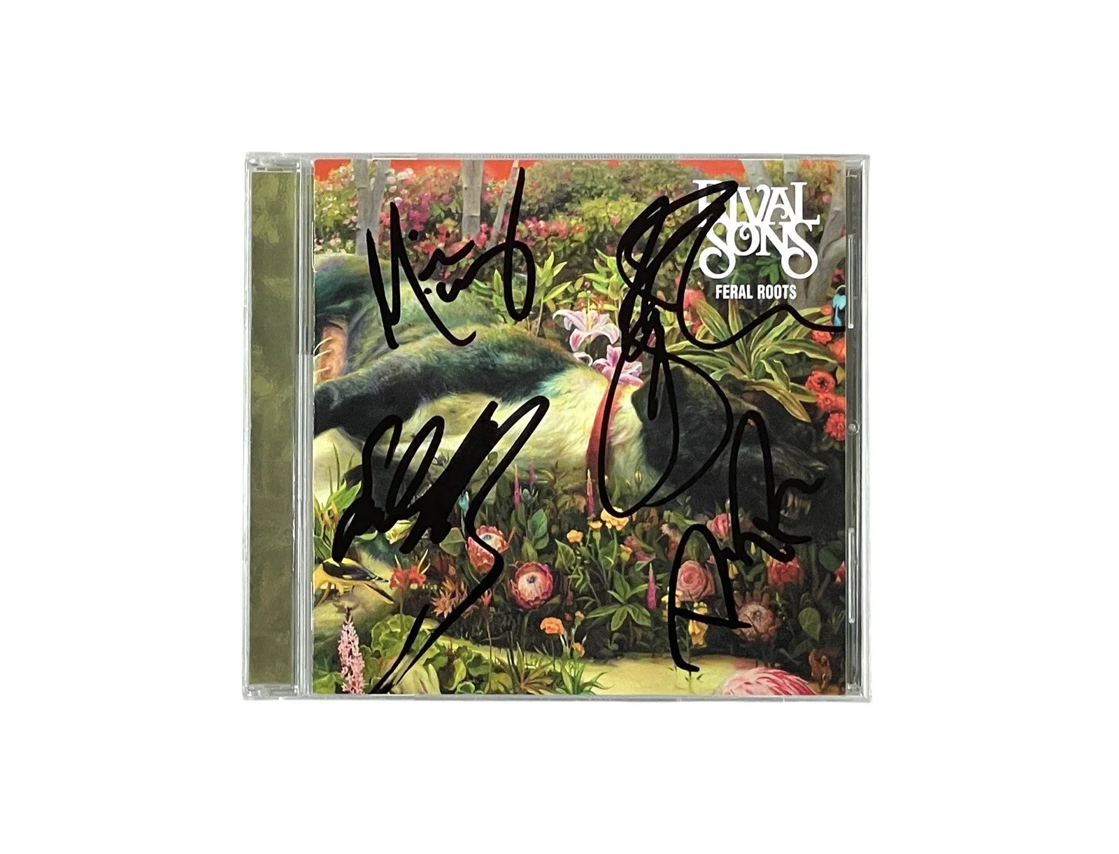 Rival Sons Autographed Feral Roots CD Band Signed All Four Members ACOA COA 🎸, image 2