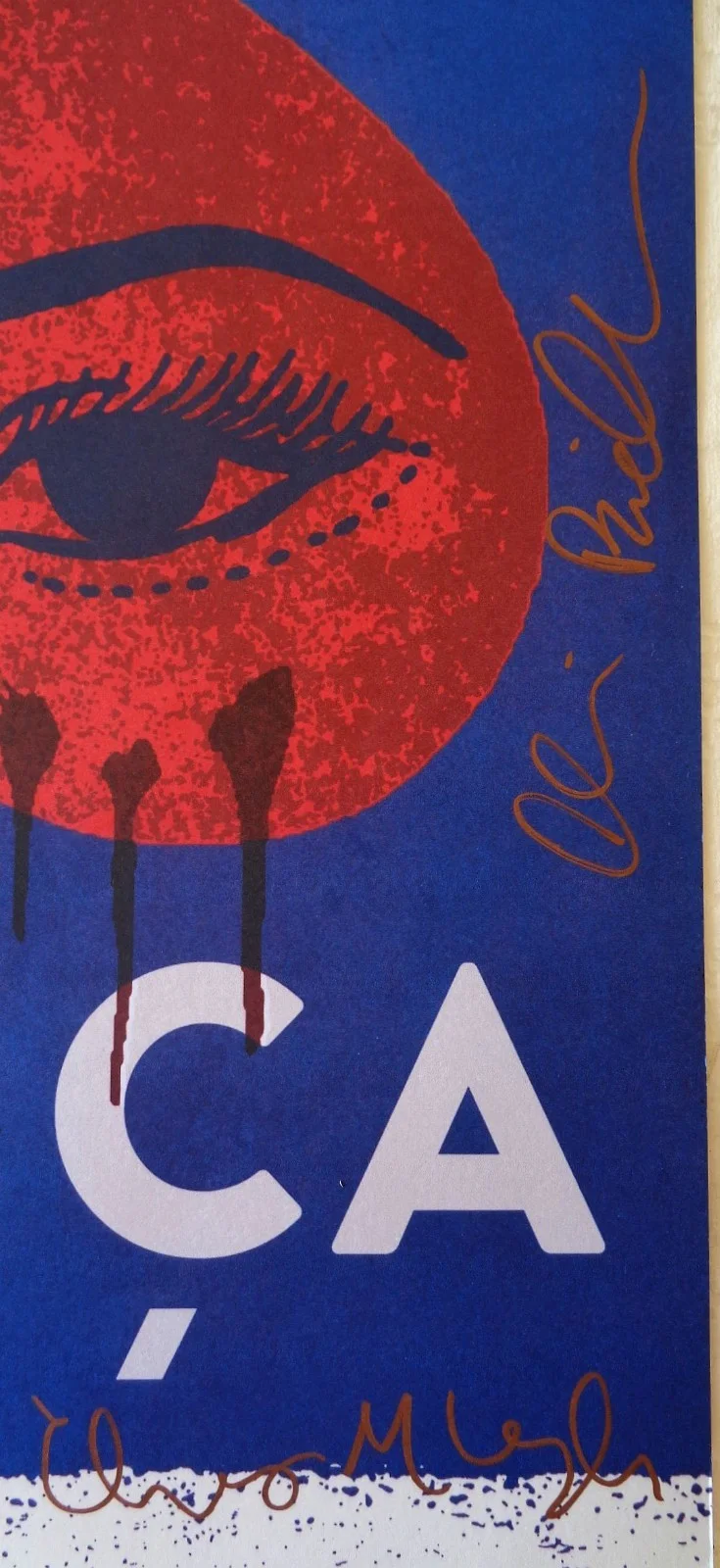 Signed POLICA Gig POSTER In-Person w/proof All 4 Autograph Channy Leaneagh, изображение 4