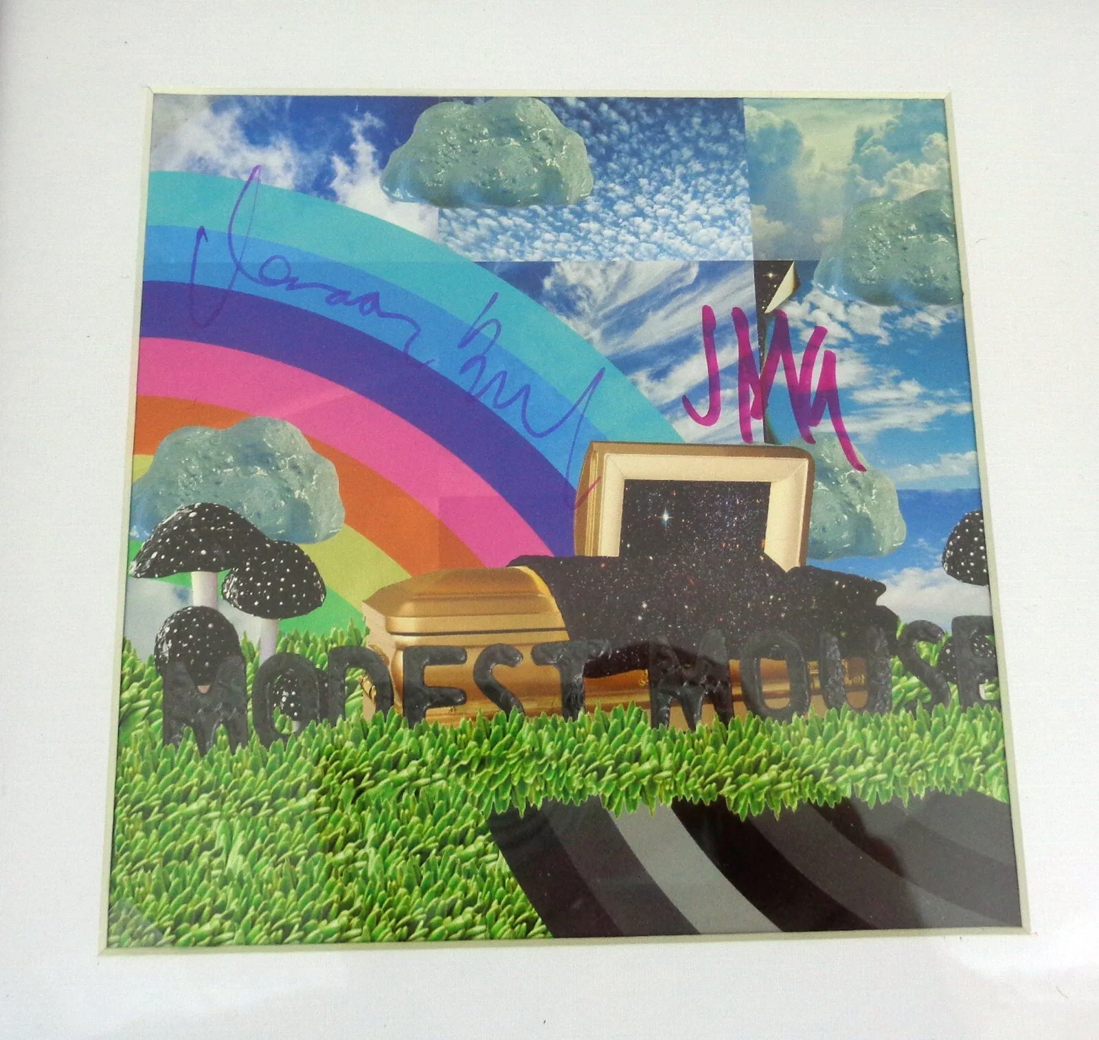 Modest Mouse — Isaac Brock Modest Mouse Signed Autograph The Golden Casket CD Framed PSA COA, image 2