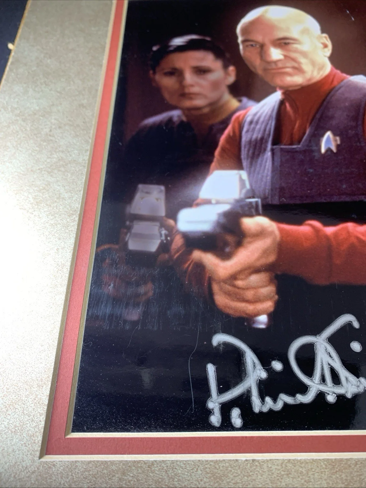 Star Trek Picard Signed Photo Patrick Stewart First Contact Autograph, изображение 3
