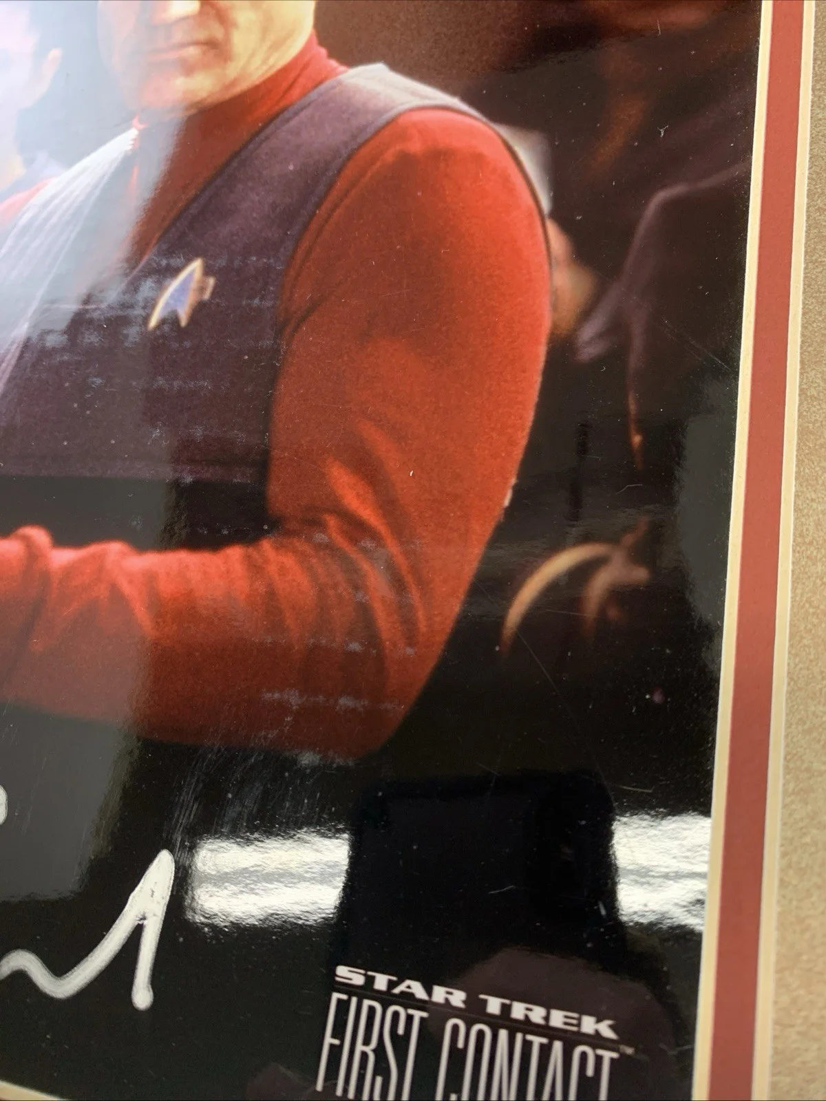 Star Trek Picard Signed Photo Patrick Stewart First Contact Autograph, изображение 5