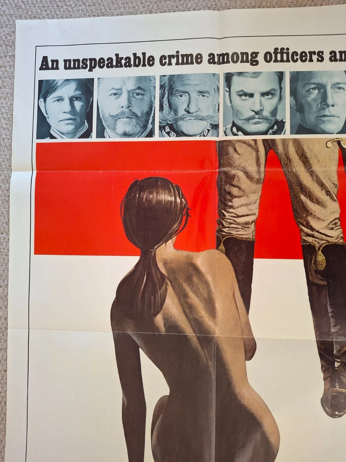 Conduct Unbecoming Rare & Original US One Sheet Cinema Movie Film Poster, изображение 3