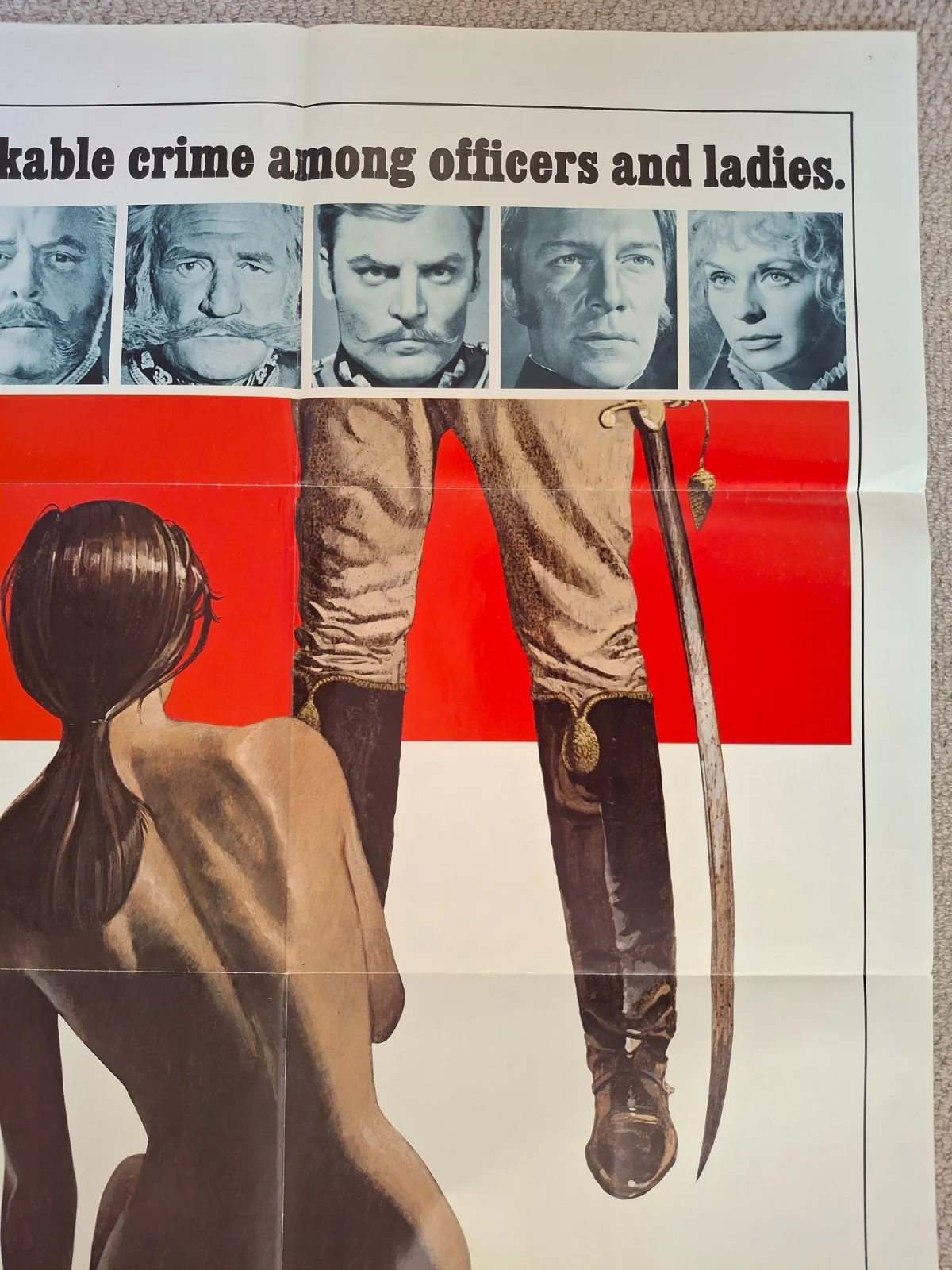 Conduct Unbecoming Rare & Original US One Sheet Cinema Movie Film Poster, изображение 4