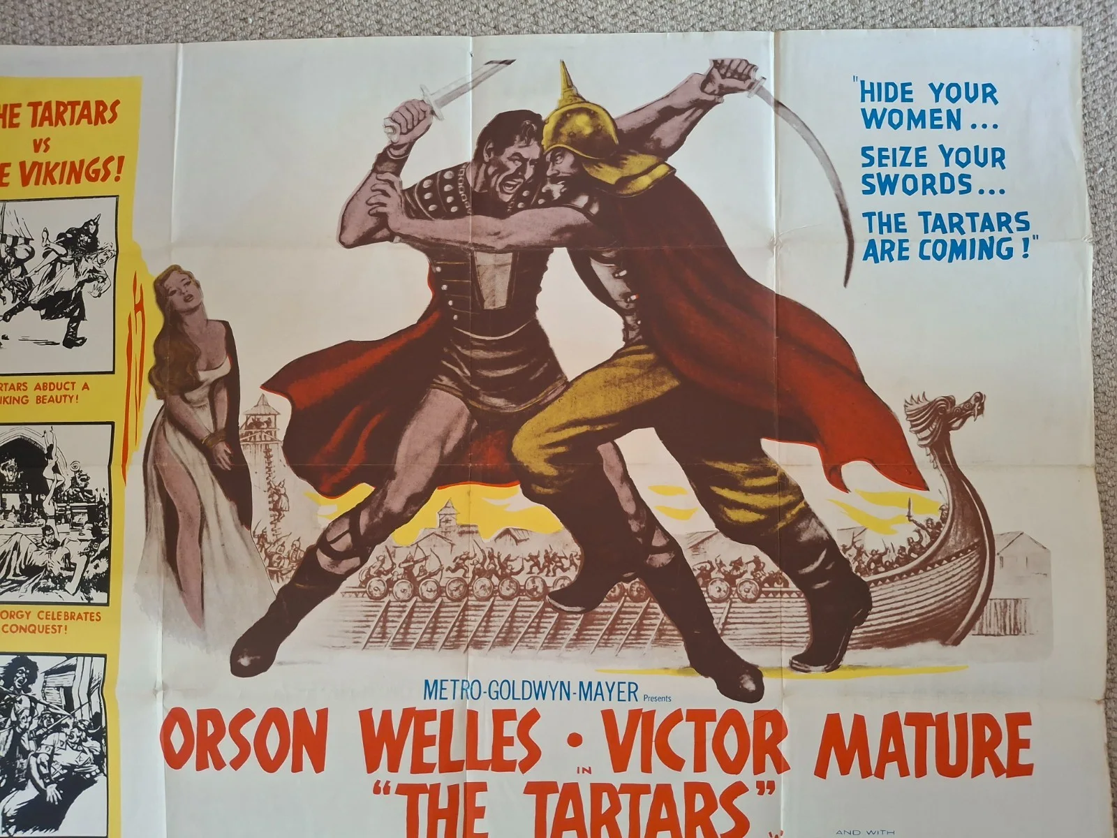 The Tartars Rare & Original Film Cinema Movie Quad Poster 40 x 30 inches, изображение 4