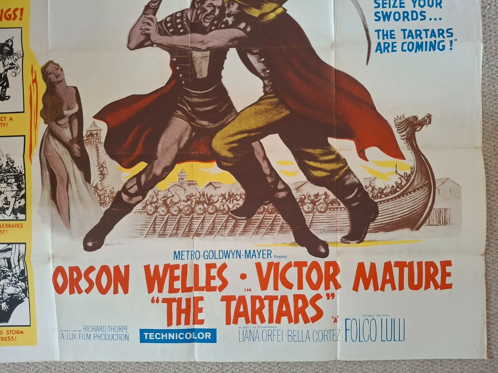 The Tartars Rare & Original Film Cinema Movie Quad Poster 40 x 30 inches, изображение 5