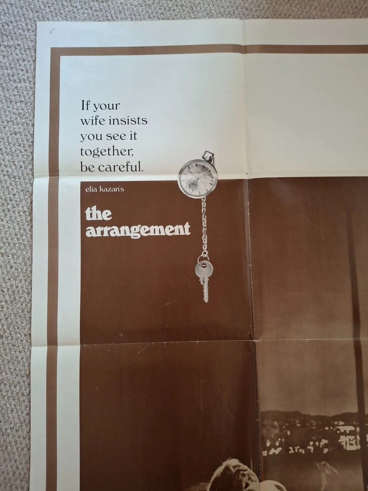 The Arrangement Rare Original US One Sheet Cinema Movie Poster 27x41 Vintage, изображение 3