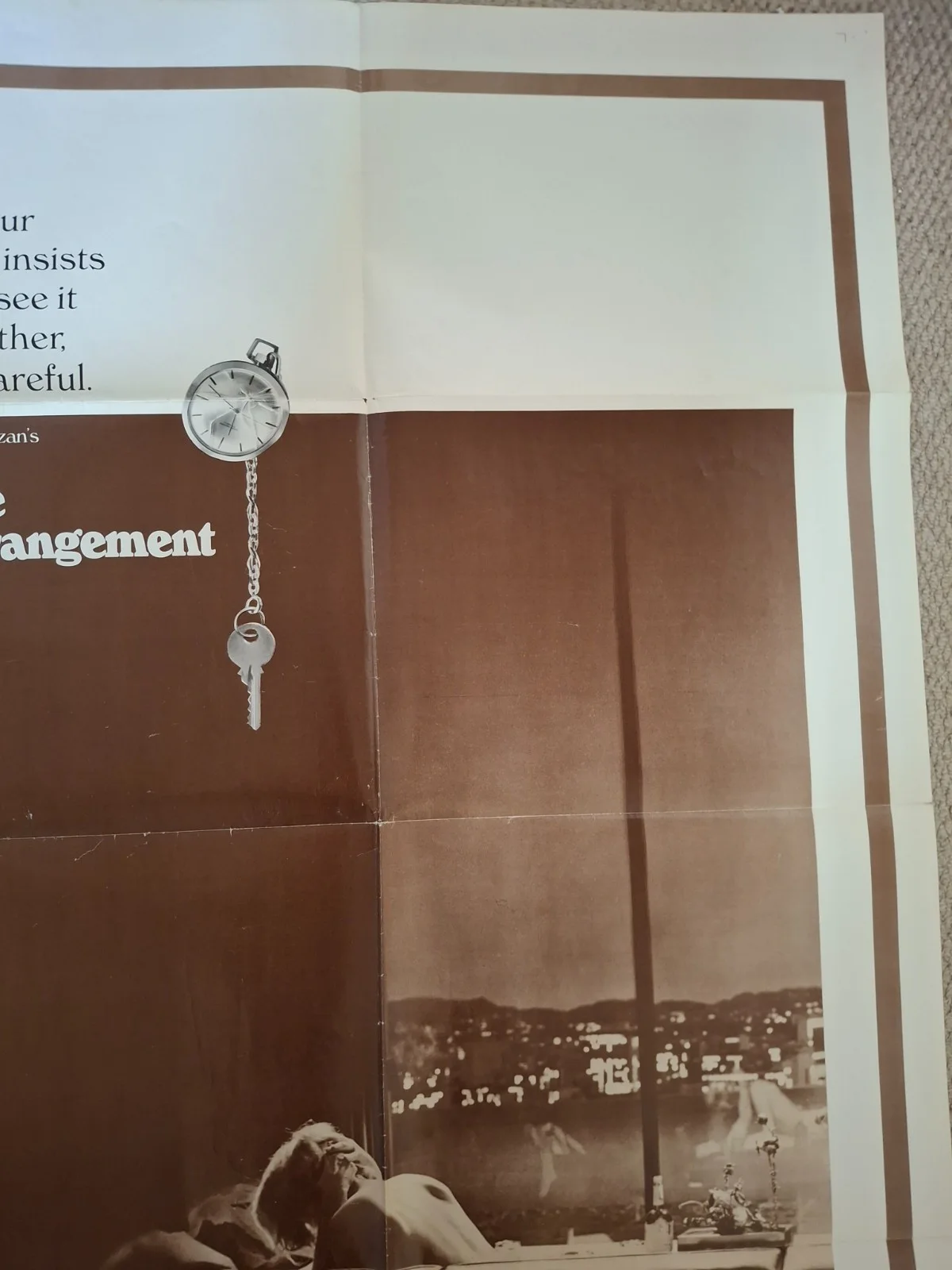 The Arrangement Rare Original US One Sheet Cinema Movie Poster 27x41 Vintage, изображение 4