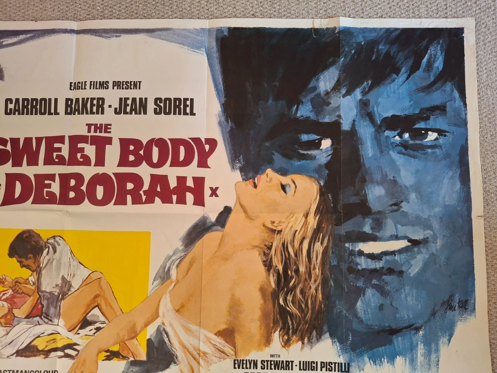 Sweet Body of Deborah Rare & Original Quad Cinema Movie Film Poster, изображение 4