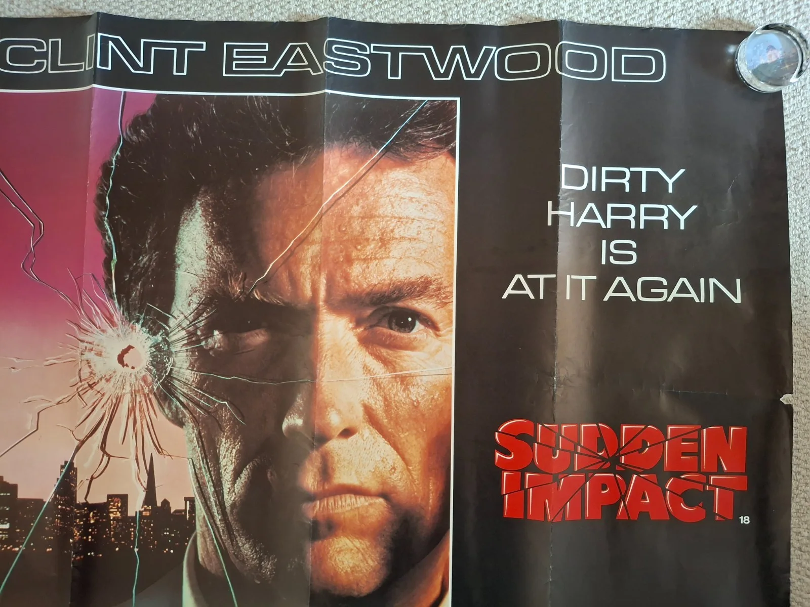 Sudden Impact Rare & Original Film Cinema Movie Quad Poster 40 x 30 inches, изображение 4
