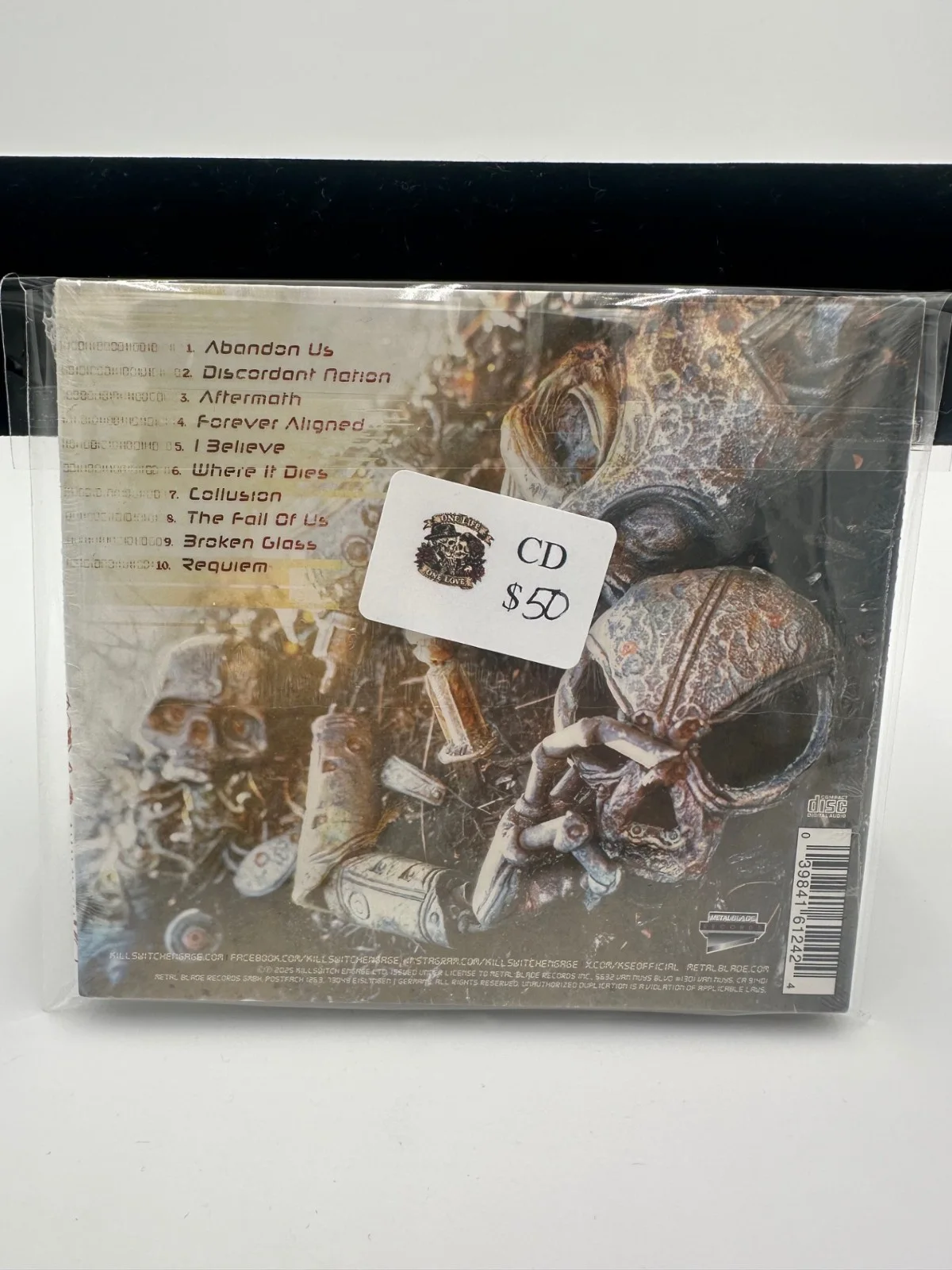 Killswitch Engage This Consequence CD Autographed Signed Sealed Metal Blade, image 2