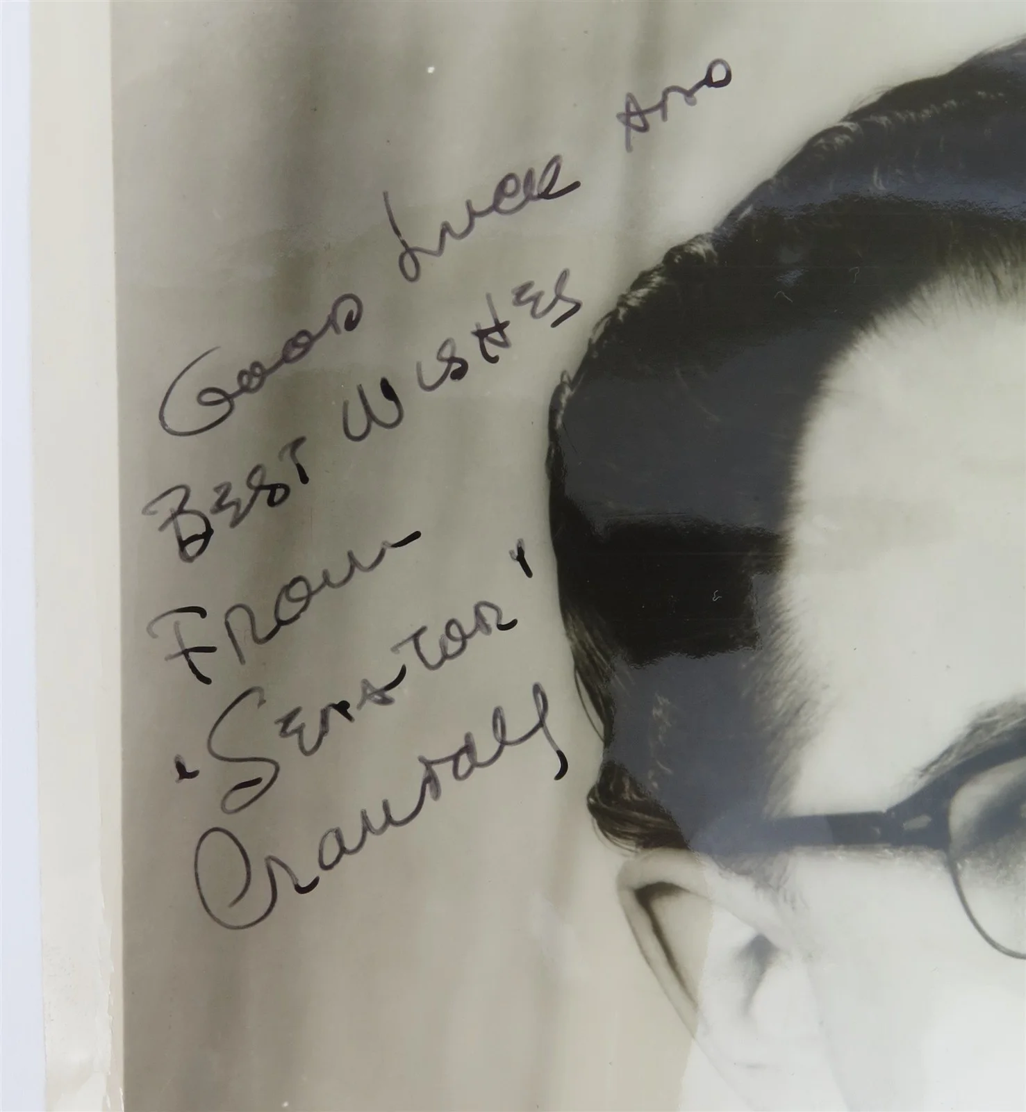 Clarke Crandall — Vintage Autographed Portrait of Clarke "Senator" Crandall Magician & Comedian, изображение 2