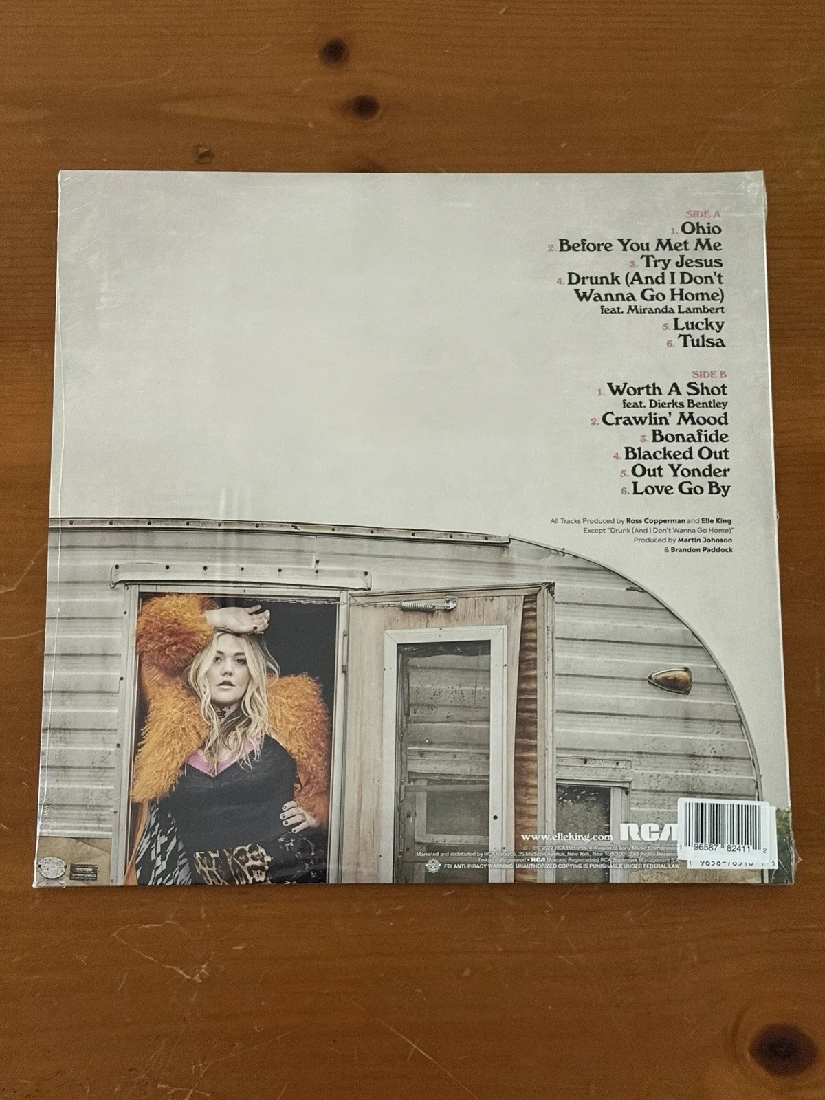 ELLE KING Come Get Your Wife Vinyl LP Signed AUTOGRAPHED BRAND NEW SEALED, изображение 2