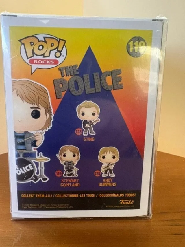 Stewart Copeland of The Police Signed Funko Pop, изображение 5