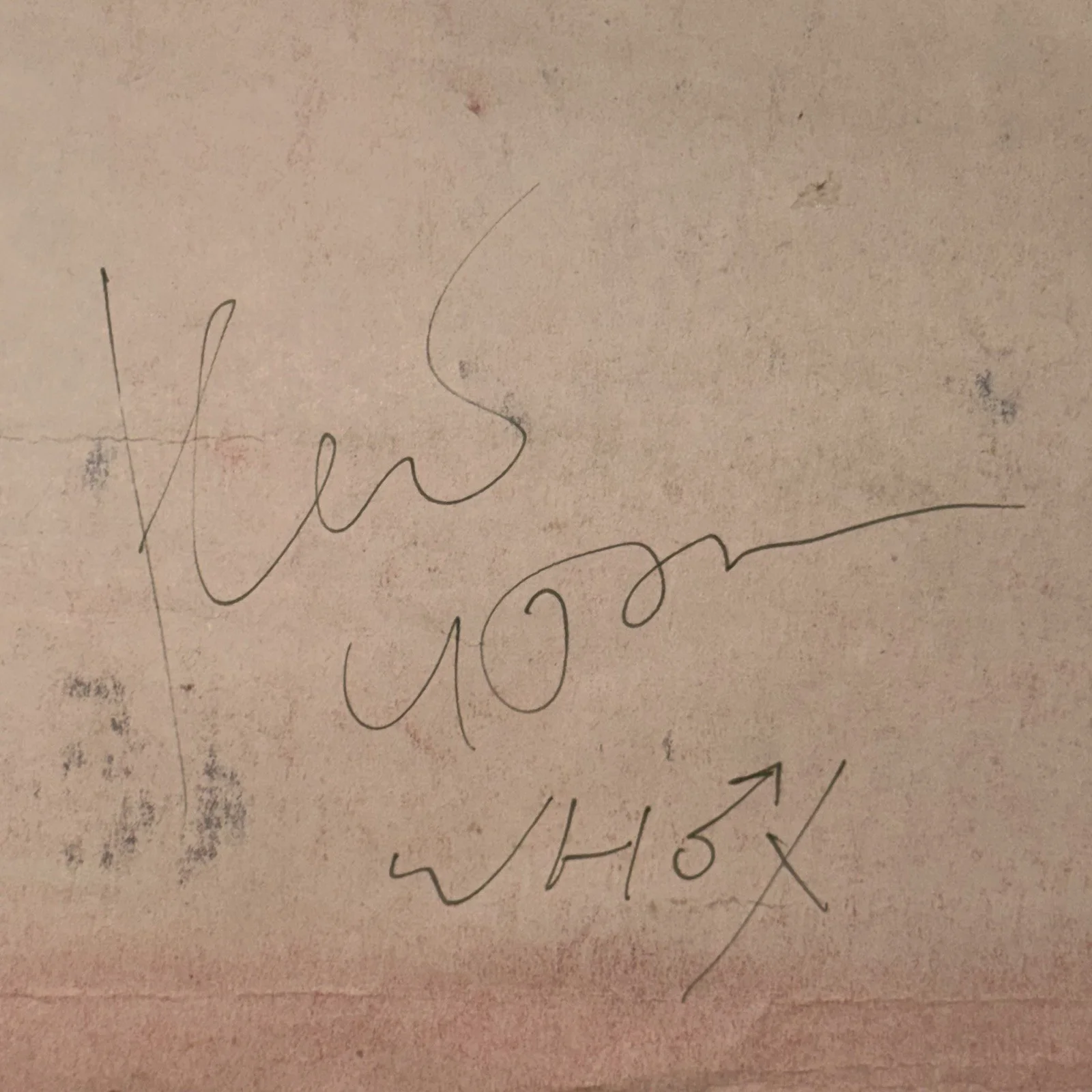 Keith Moon Hand-Signed "The Who" Poster Cutout — Stamped 1968 England Autograph, изображение 2