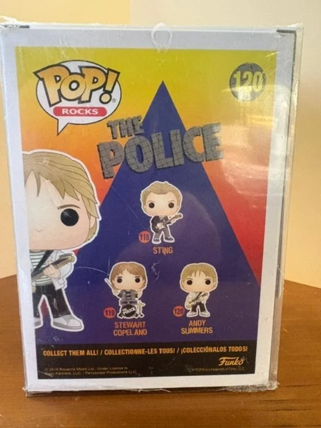 Andy Summers — Andy Summers of The Police Signed Funko Pop, изображение 5