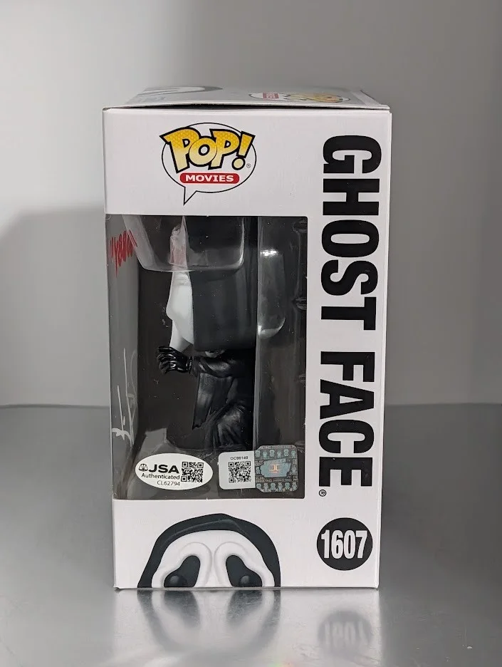 John Abrahams, Dave Sheridan — John Abrahams & Dave Sheridan Dual Signed Funko Pop #1607 Scary Movie Ghost Face, изображение 2