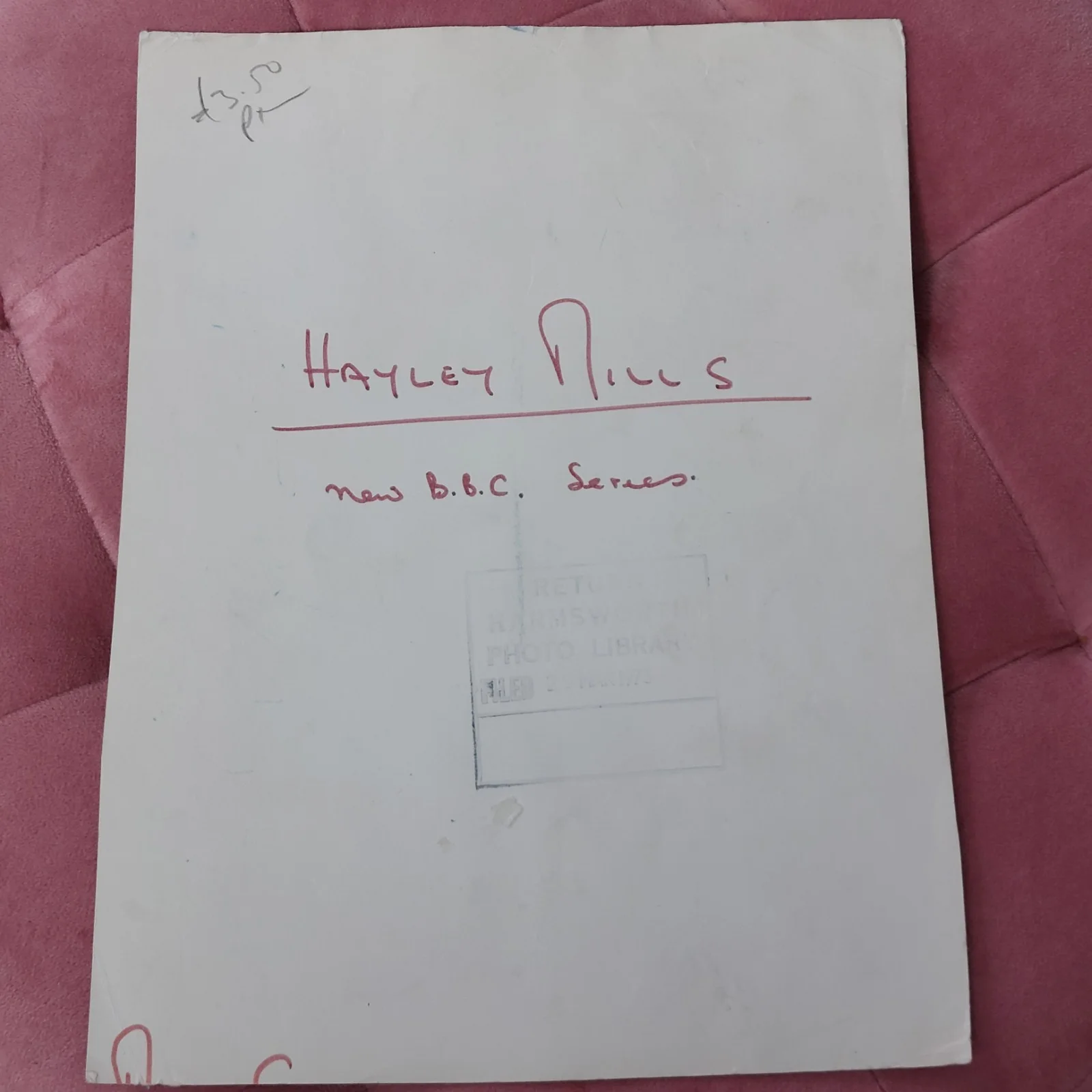 Rare 1973 Hayley Mills Press Photograph Disney Legend & New BBC Series Portrait, изображение 2