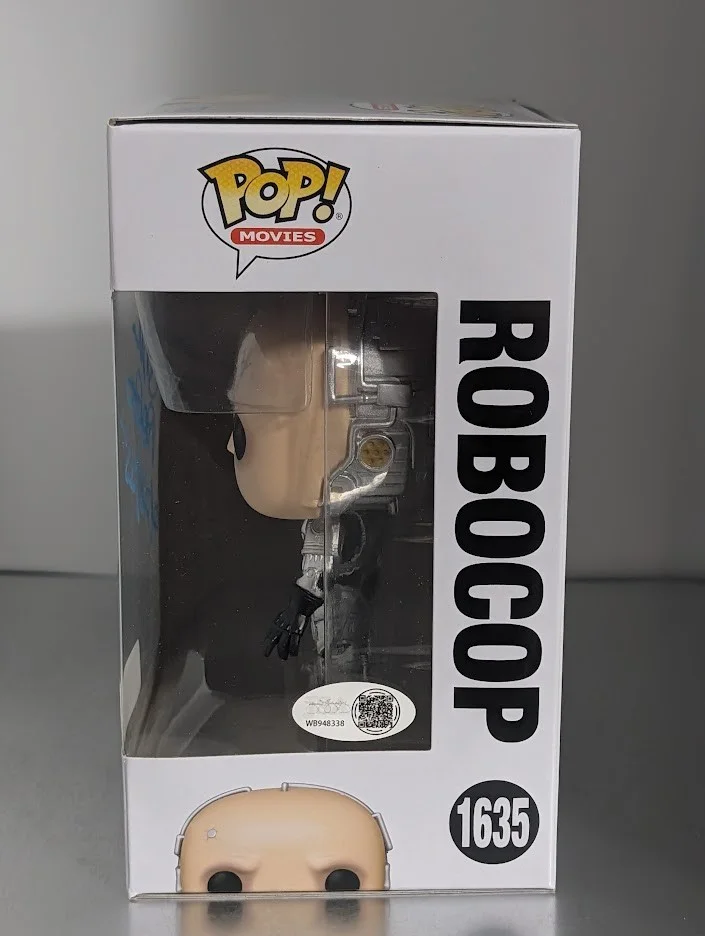 Peter Weller — Peter Weller Autographed Signed Funko Pop #1635 Robocop Blue, image 2