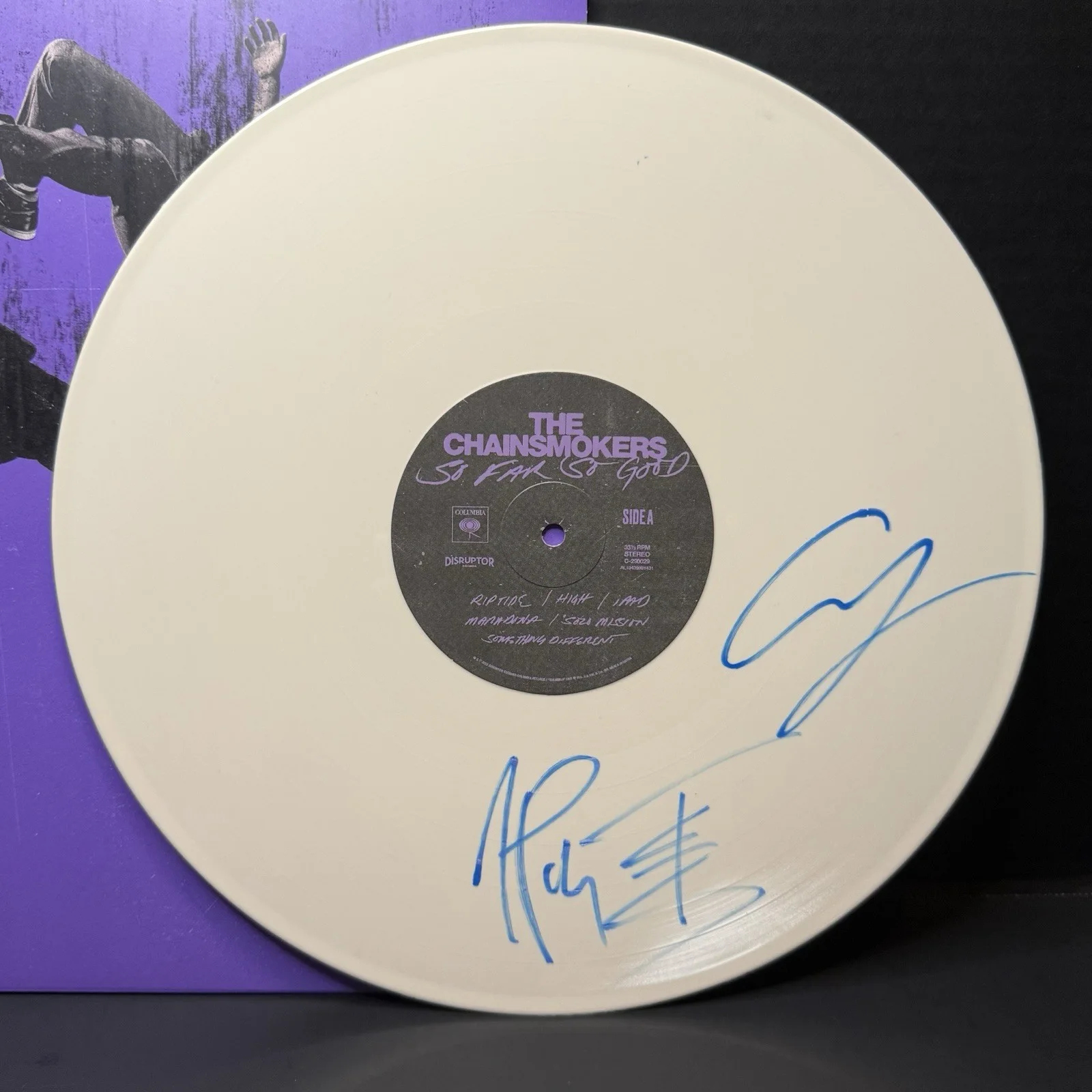 The Chainsmokers Signed Vinyl Autographed Album Drew & Alex JSA Coa EDM Proof, изображение 2