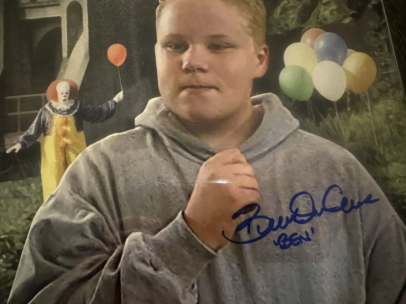 Autographed Brandon Crane “Ben” from Stephen Kings It COA from Beckett, image 2