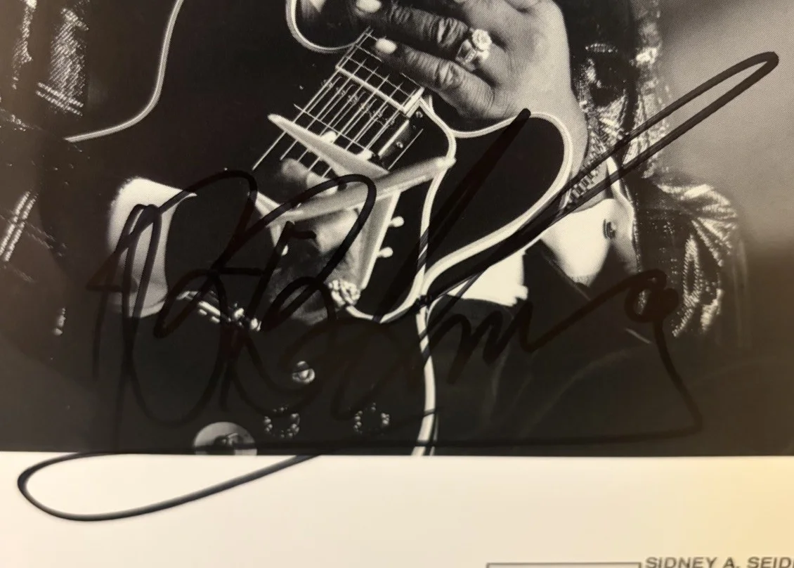 B.B. King Signed Photo Vintage Autograph “Lucille” Promo Portrait Blues Legend, изображение 2