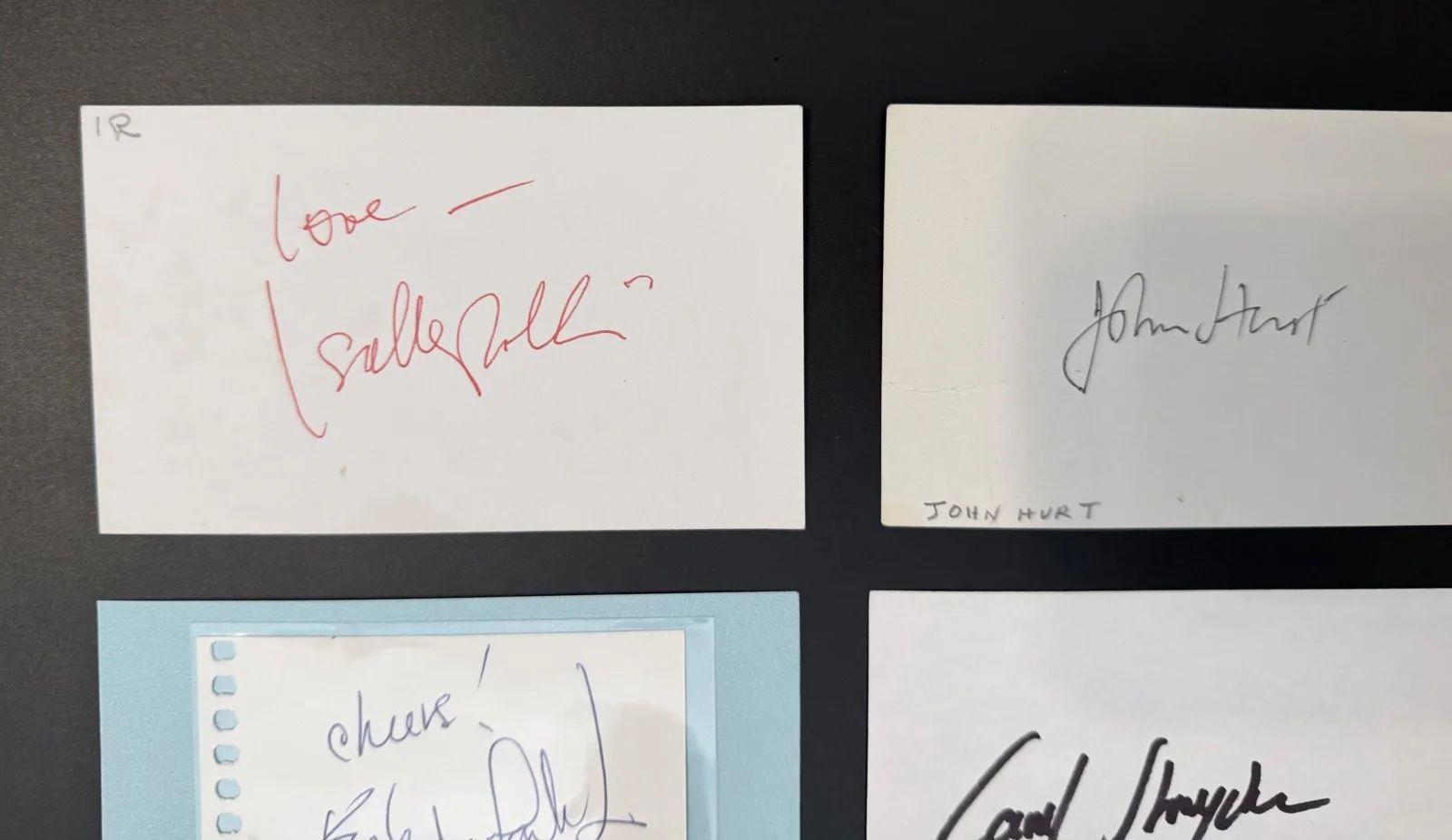 David Lynch Cast Signed Autograph Lot Rossellini MacLachlan Hurt Harring, image 2