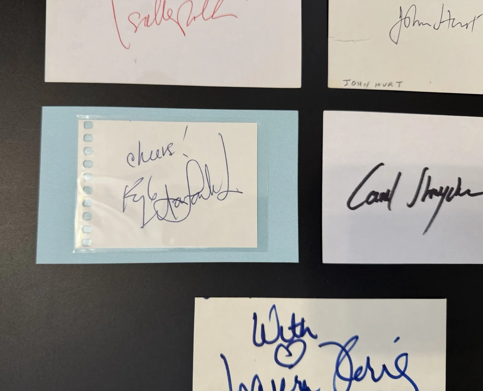 David Lynch Cast Signed Autograph Lot Rossellini MacLachlan Hurt Harring, image 5