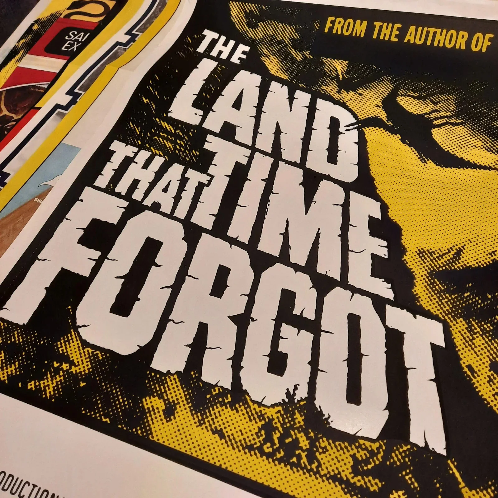 The Land That Time Forgot Original Film Poster Doug McClure John McEnery 1974, image 2