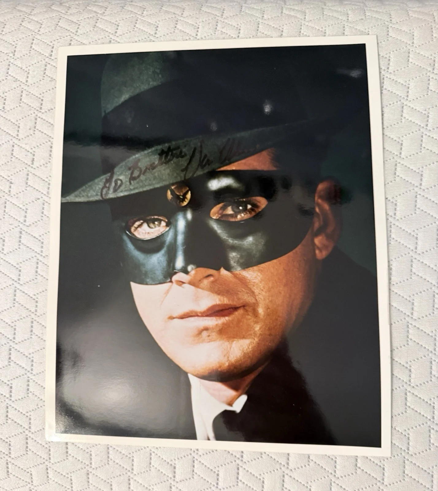 Van Williams — Van Williams Signed Original The Green Hornet Photo Dallas 1974 Autograph, image 2