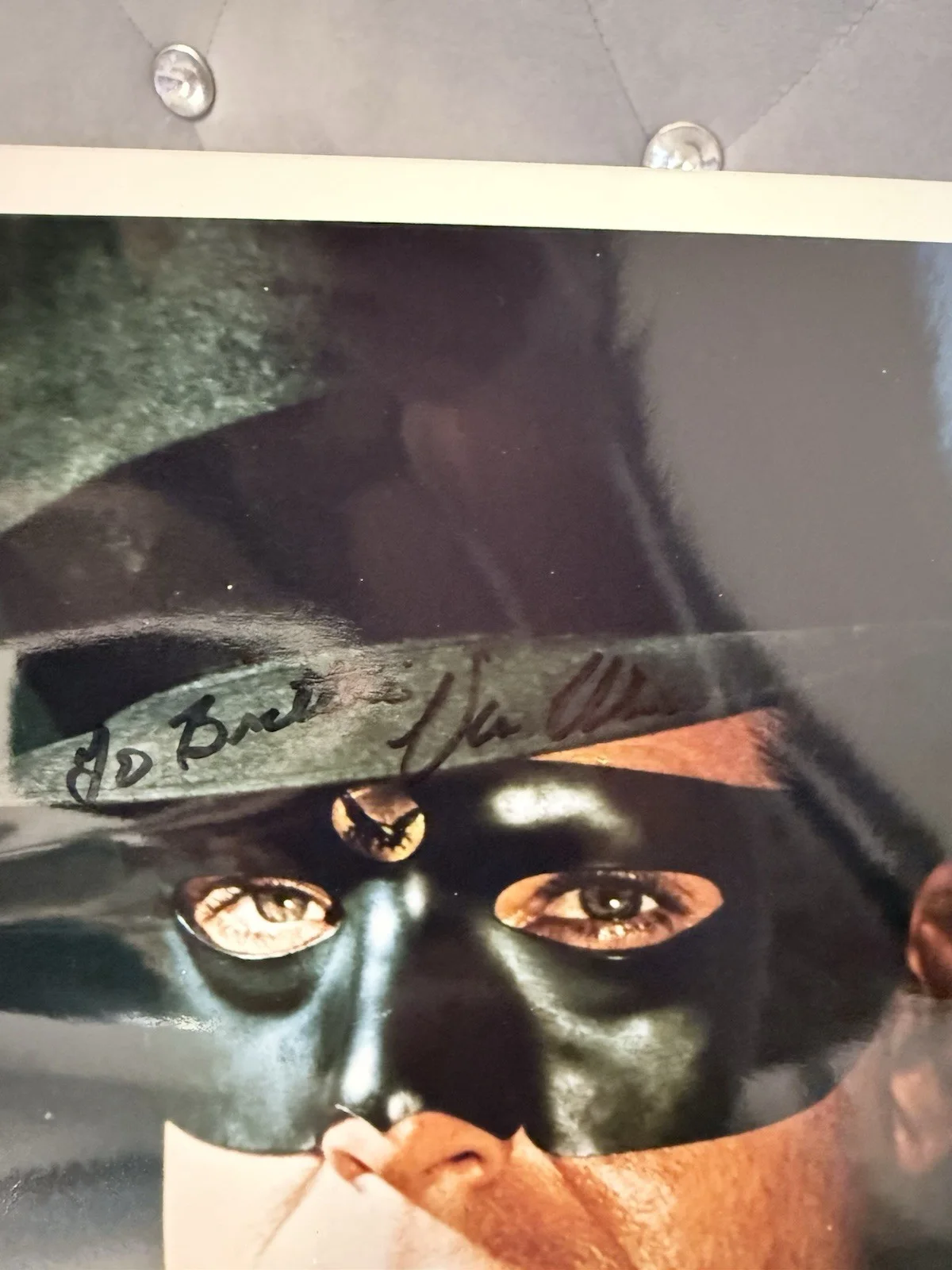 Van Williams — Van Williams Signed Original The Green Hornet Photo Dallas 1974 Autograph, image 3