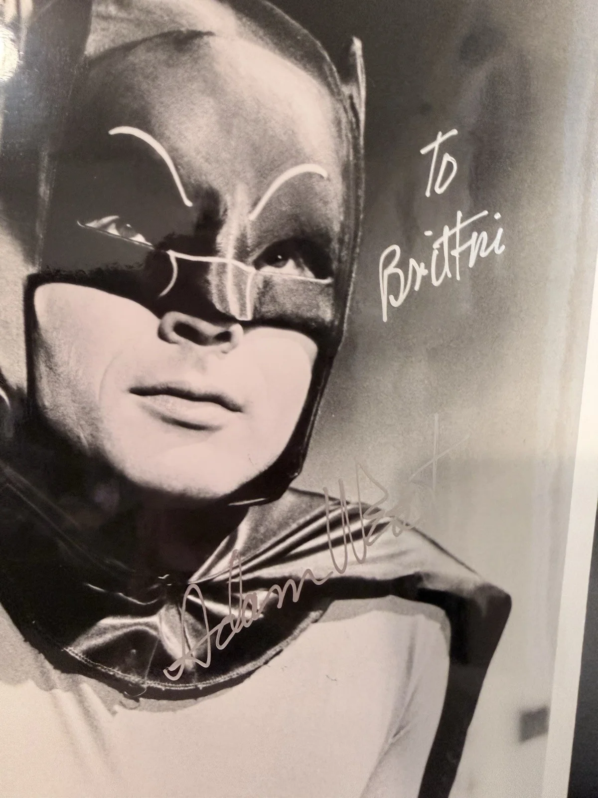 Adam West — Adam West Signed Original Batman TV Photo Dallas Fantasy Fair 1994 Autograph, изображение 4