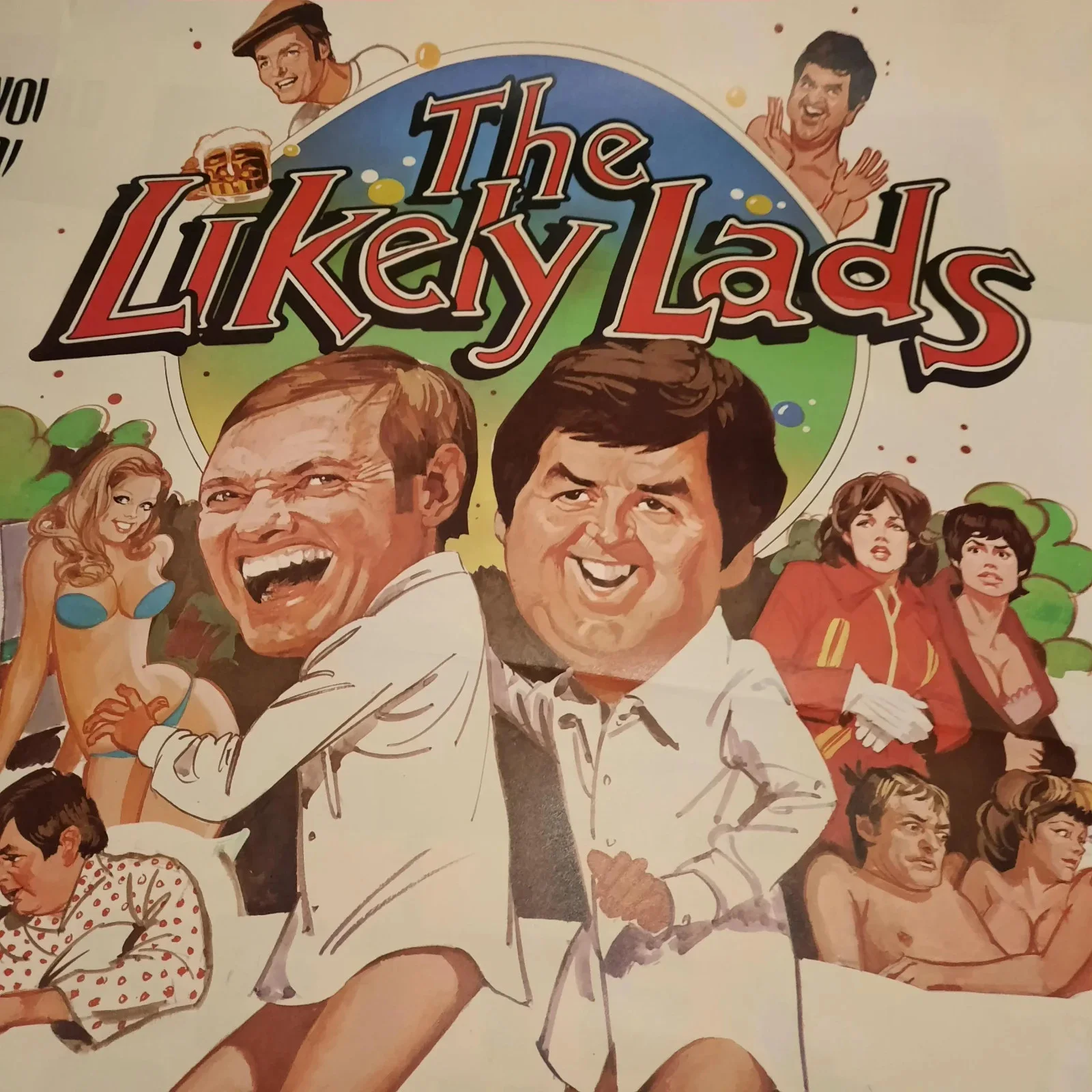 The Likely Lads Film Poster James Bolam Rooney Bewes 1976, изображение 2
