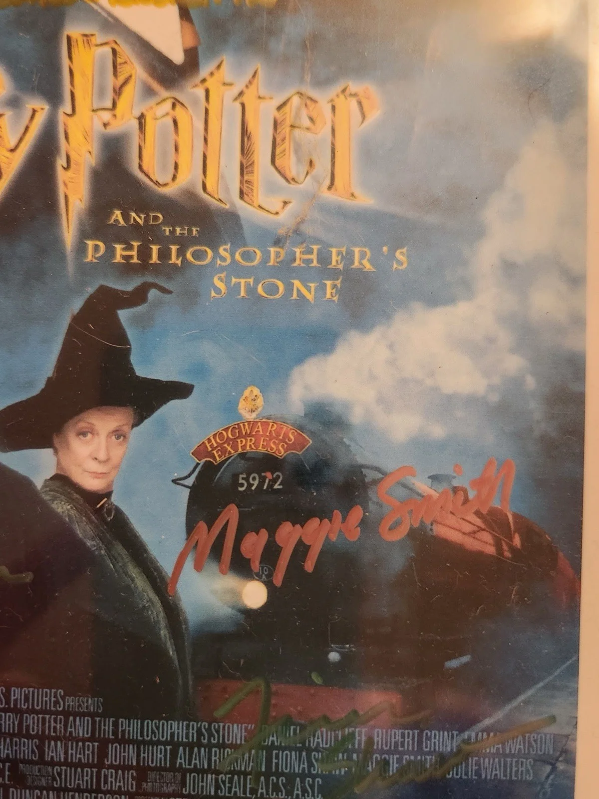 Signed Harry Potter and the Philosopher’s Stone Movie Poster, image 2