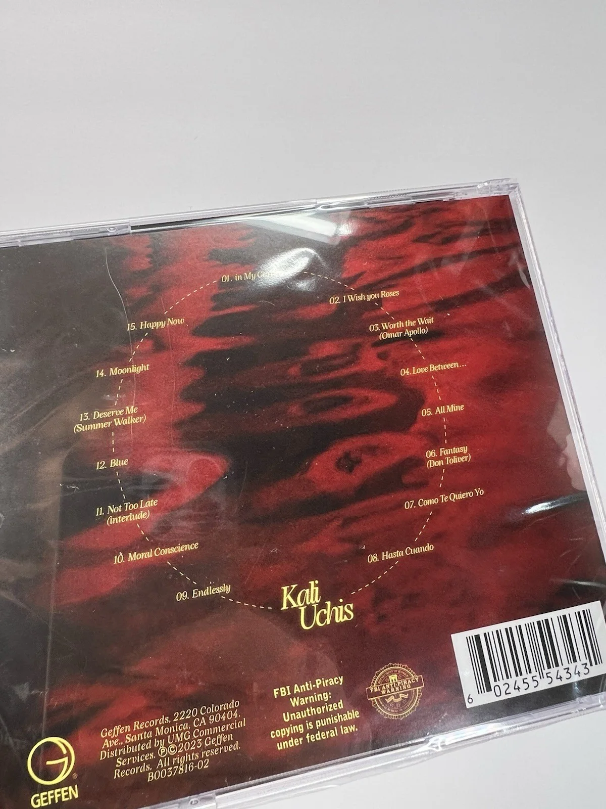 Kali Uchis SIGNED ✍️ Red Moon In Venus Alternative Cover Autographed NEW SEALED, изображение 3