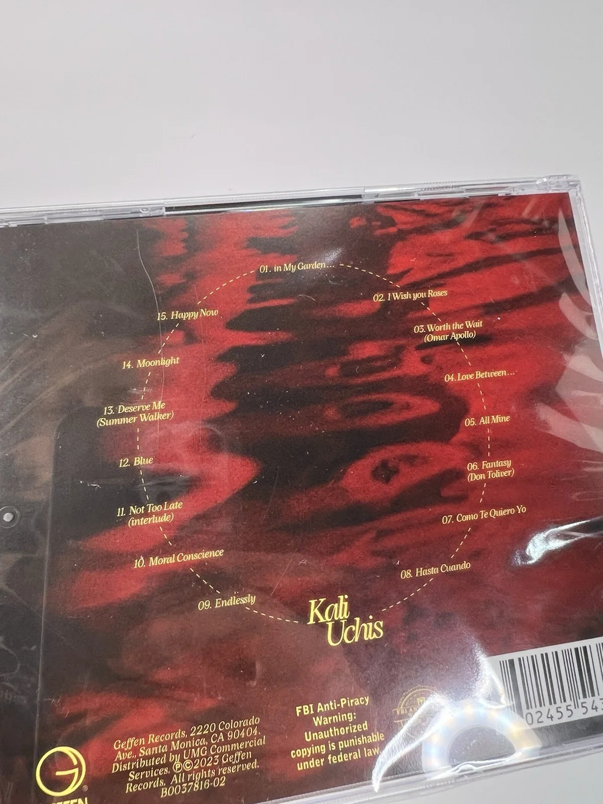 Kali Uchis SIGNED ✍️ Red Moon In Venus Alternative Cover Autographed NEW SEALED, изображение 5