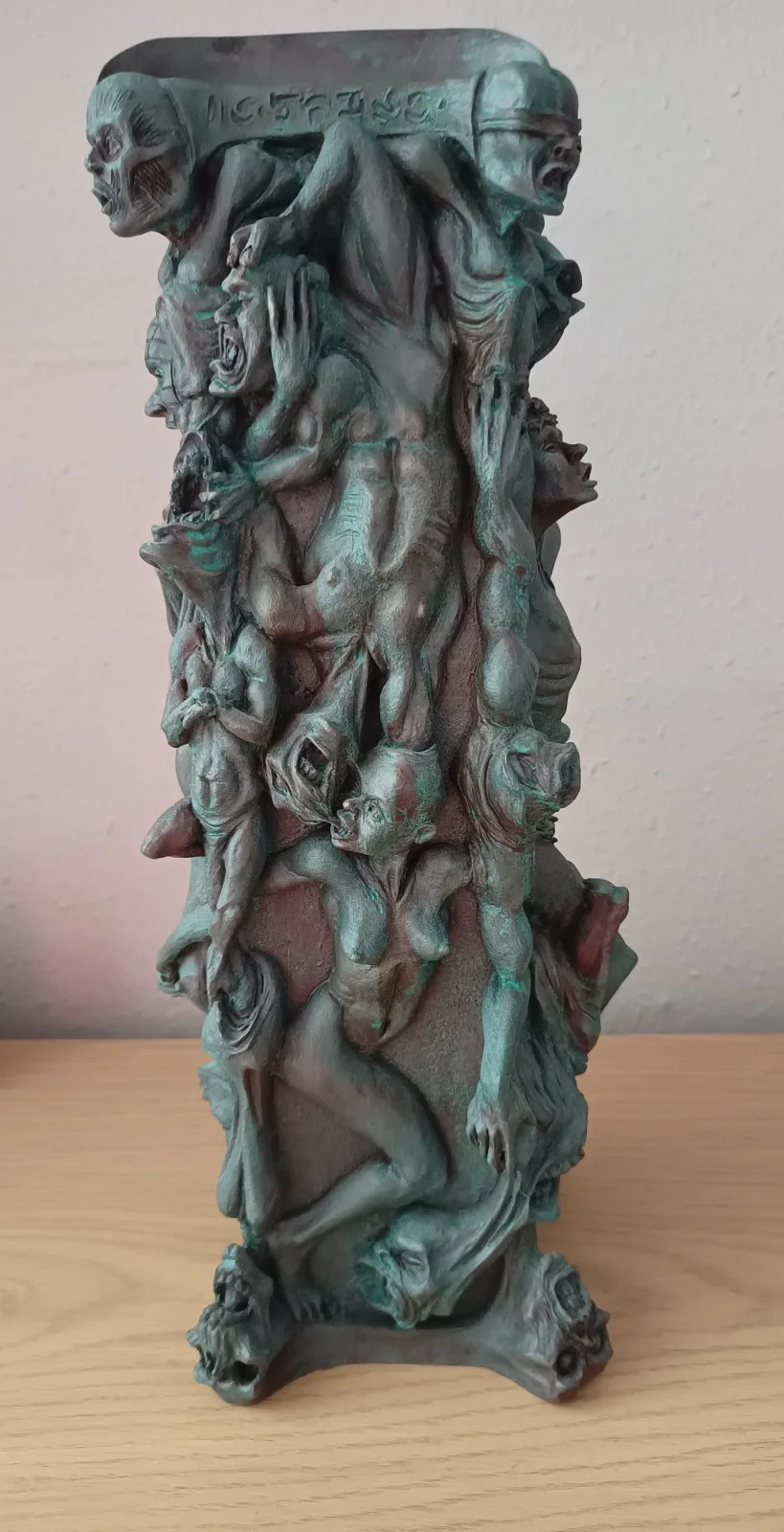 HELLRAISER 3 : HELL ON EARTH - Gary Tunnicliffe Pillar Of Souls 17" Maquette COA, image 3