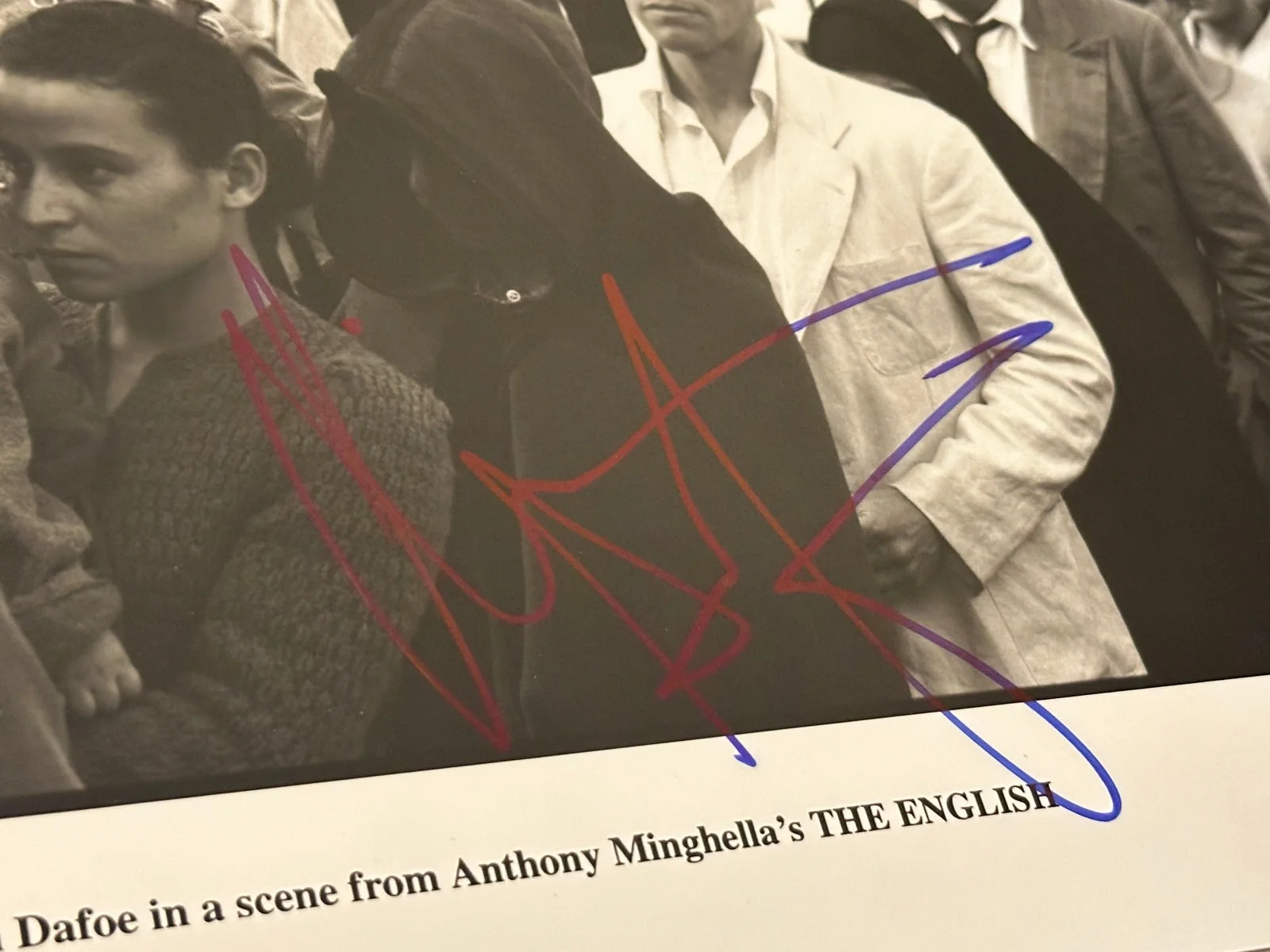 Willem Dafoe Signed Autographed "The English Patient" 8x10 Photo Beckett BAS COA, изображение 2