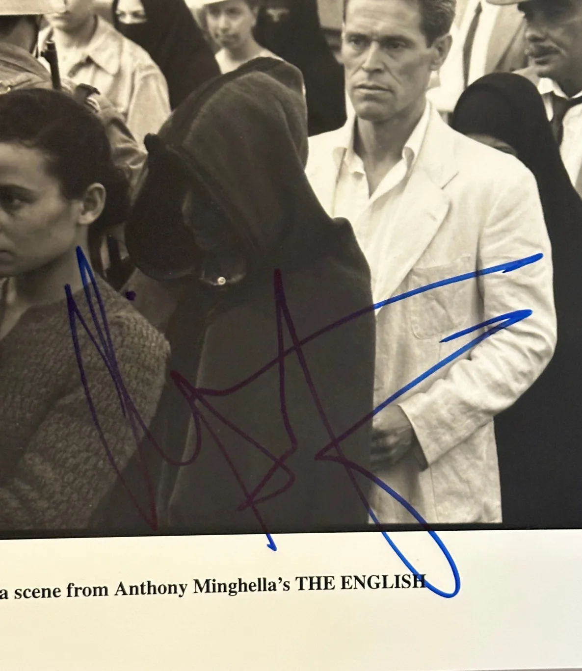 Willem Dafoe Signed Autographed "The English Patient" 8x10 Photo Beckett BAS COA, изображение 3