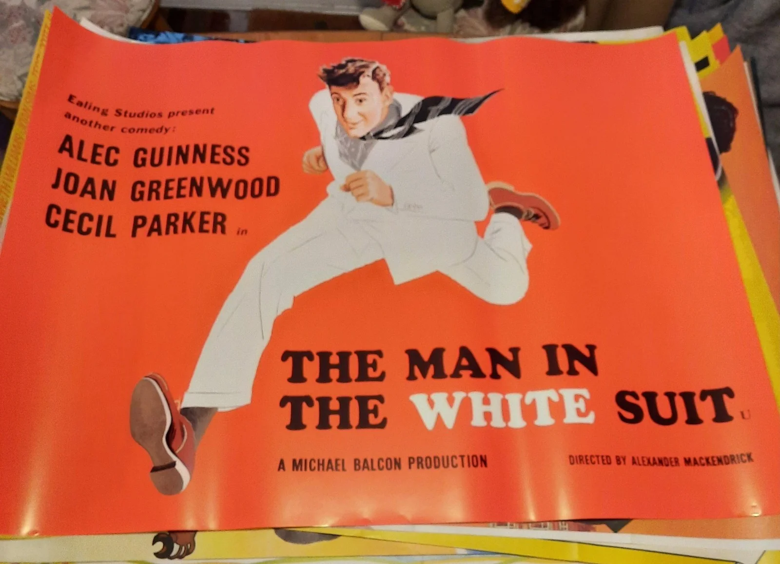 The Man In The White Suit Re-issue Film Poster, image 2