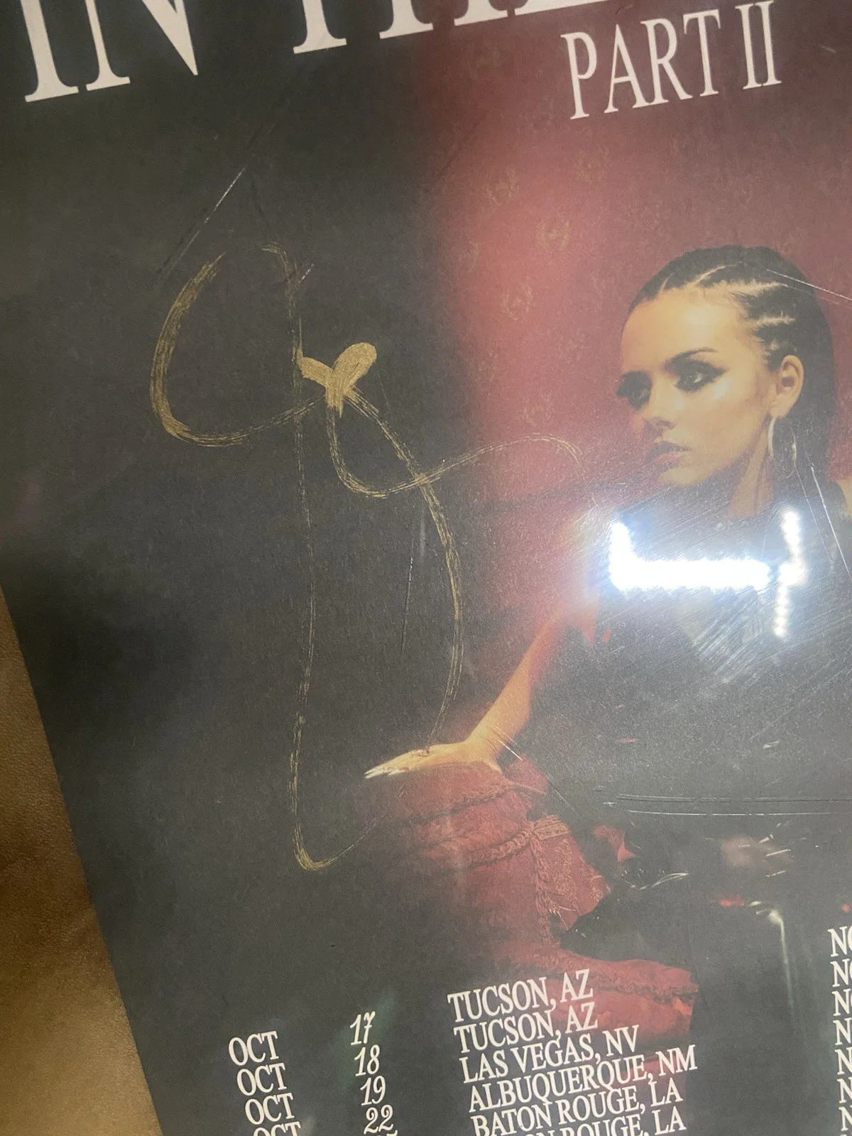 JESSIE MURPH Signed IN THE STICKS Part II Tour 11x17 Poster Jsa COA, image 3