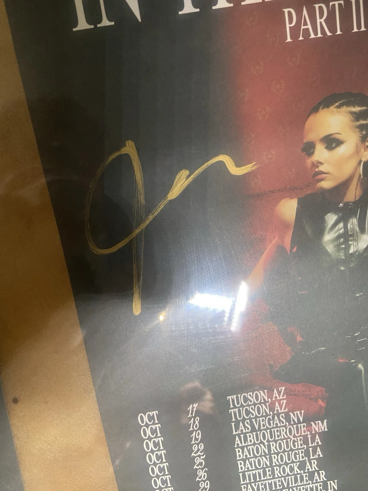 JESSIE MURPH Signed IN THE STICKS Part II Tour 11x17 Poster JSA COA, image 2