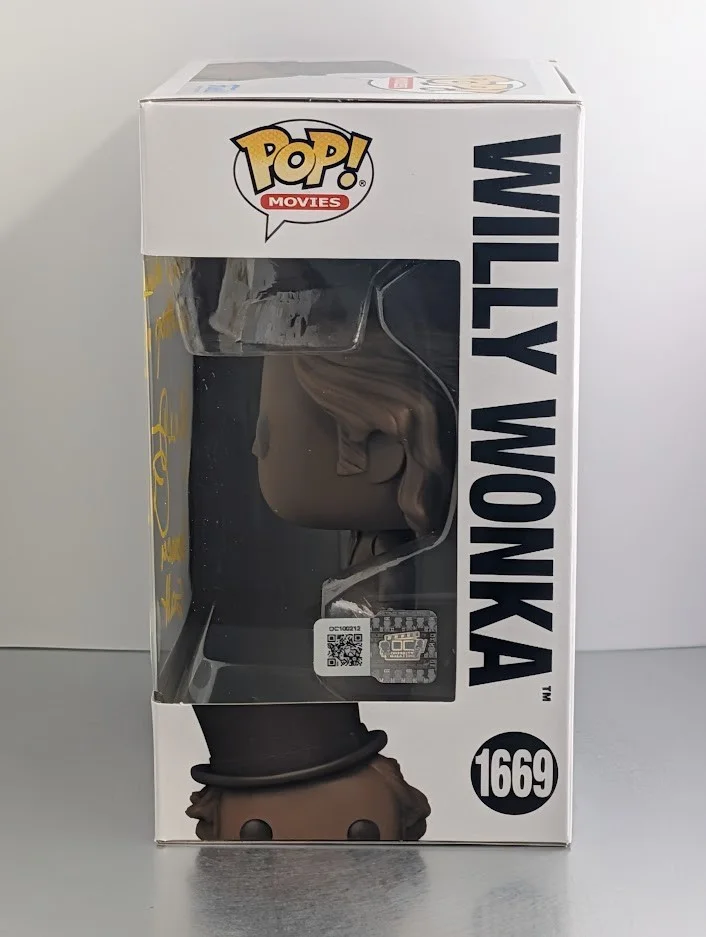 Julie Dawn Cole — Julie Dawn Cole Auto Signed Quoted Funko Pop #1669 Veruca Salt Willy Wonka, изображение 2