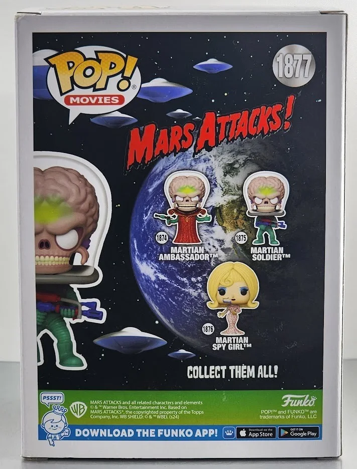 Frank Welker — Frank Welker Autographed Signed Martian Soldier Mars Attacks Funko Pop 1877, image 3