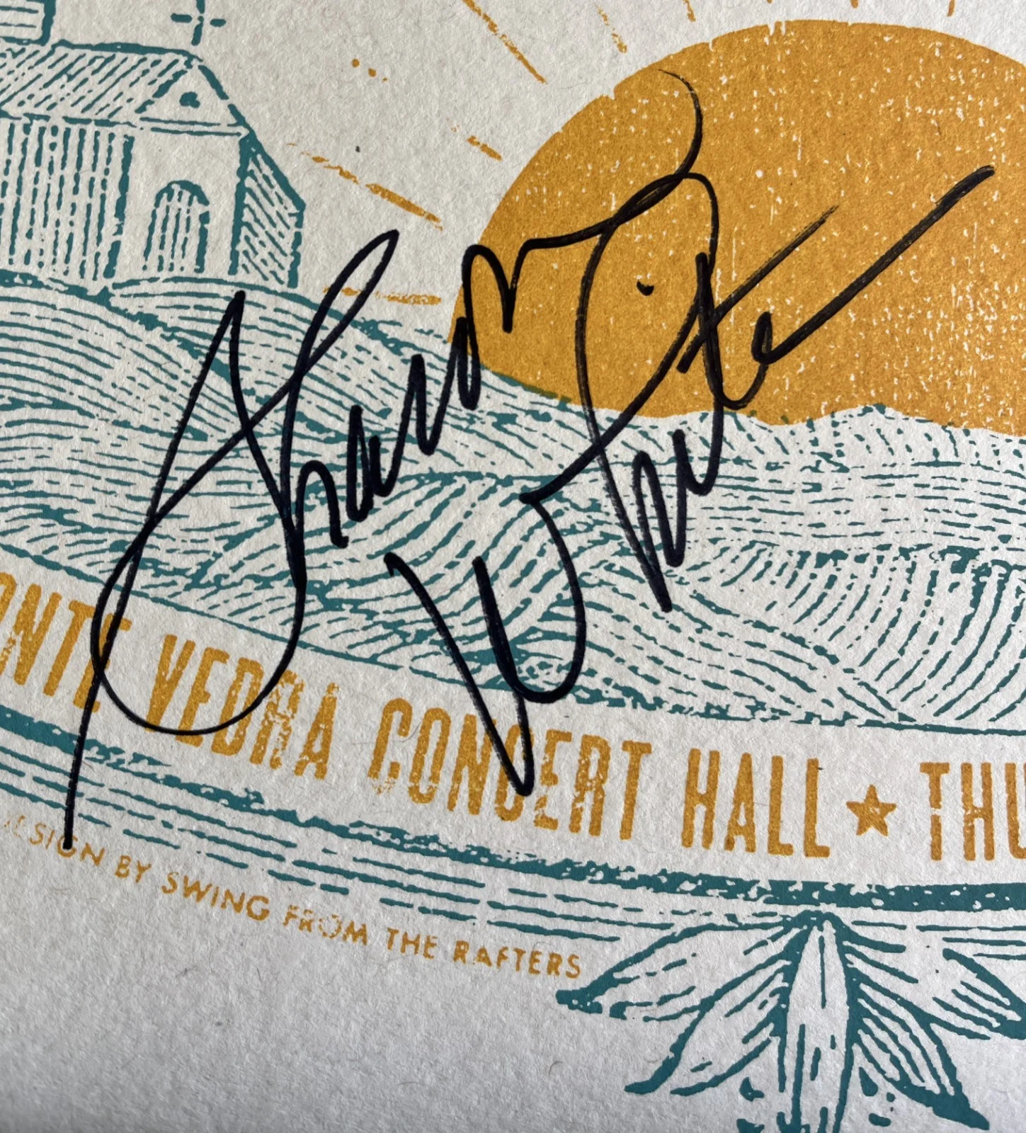 Ry Cooder, Skaggs & White-SIGNED-12.5 X 19 poster--3.31.16--Near Mint Condition!, изображение 4