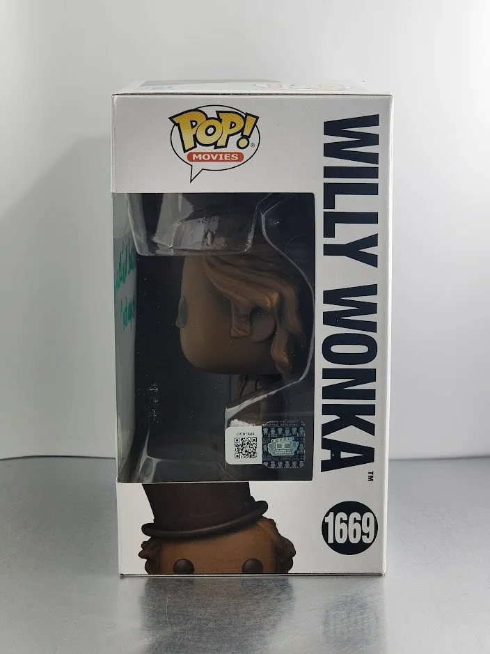 Michael Bollner — Michael Bollner Signed Autographed Funko Pop #1669 Augustus Willy Wonka, image 2