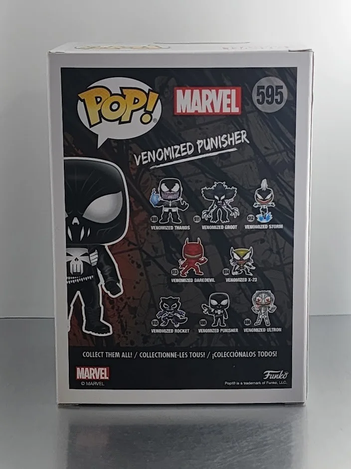 Sam De La Rosa — Sam De La Rosa Signed Autographed Sketched Funko Pop #595 Venomized Punisher, image 3